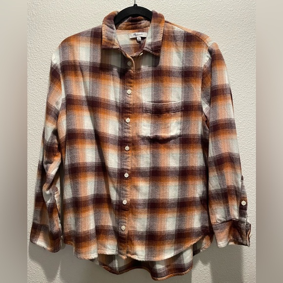 Madewell Tops - Madewell Women’s Medium Plaid Flannel Western Boho Grunge